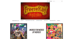 Desktop Screenshot of freezeraypoetry.com